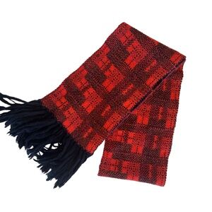 Kate Spade Red and Black Women's Scarf